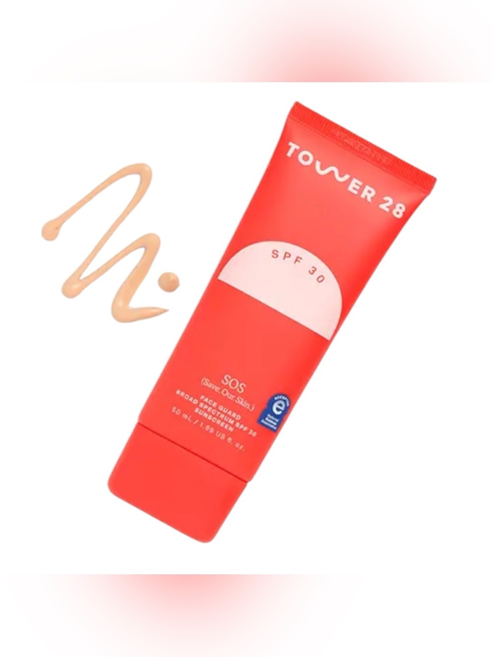 TOWER 28 SOS FaceGuard™ SPF 30 Sunscreen PA+++, Full Size (50 ml), New/Sealed